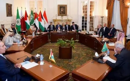 الاجتماع السداسي العربي بالقاهرة يؤكد على رفض تهجير الفلسطينيين