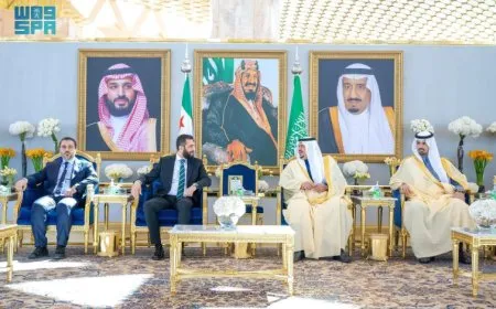 ولي العهد السعودي يستعرض الأوضاع الإقليمية في لقائه الجولاني