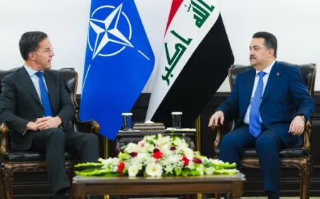 السوداني والأمين العام للناتو يبحثان التعاون بين الطرفين