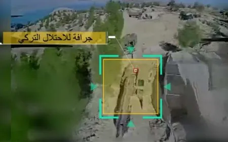 تدمير جرافة للاحتلال التركي ومقتل عدد من المرتزقة في سلسلة عمليات 