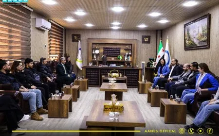 وفد فني سوري يزور الإدارة الذاتية لشمال وشرق سوريا ويشيد بتجربتها في التعايش 