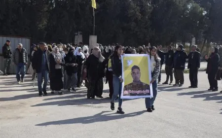 مراسم غيابية لـ 3 شهداء من قسد في ديرك