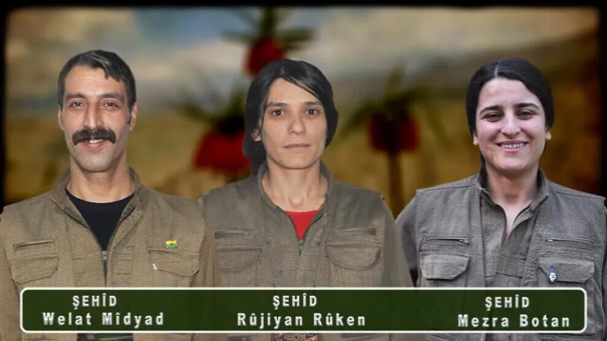 HPG تكشف سجلّ 3 من مقاتليها استشهدوا في متينا