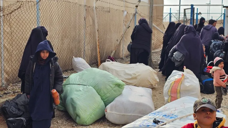 دفعة جديدة من العراقيين تغادر مخيم الهول