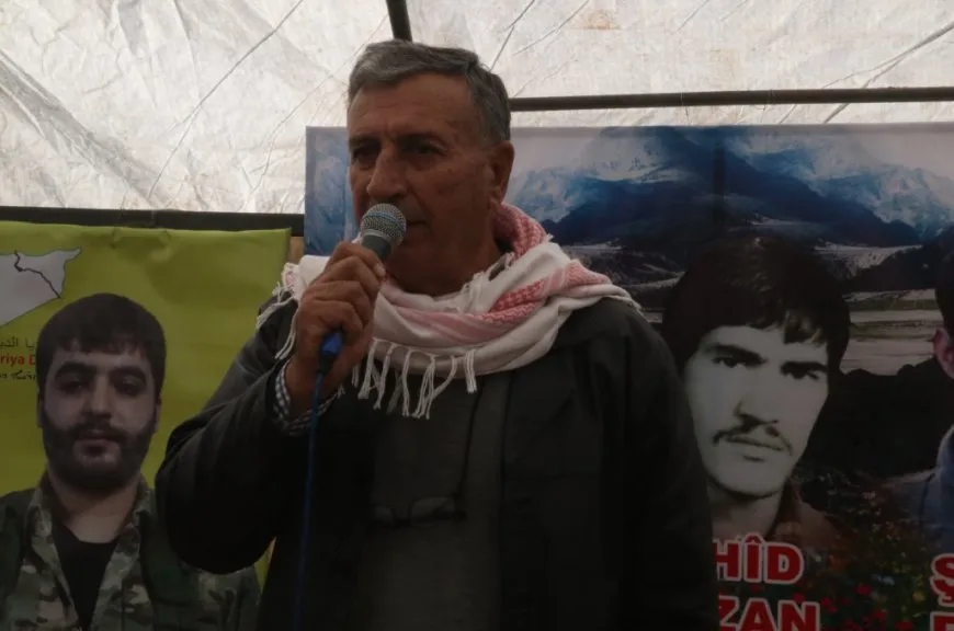 تقديم واجب العزاء لذوي القيادي في قسد ريزان أوركيش بعامودا