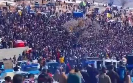 إيقاد أول شعلة نوروز في شرق كردستان