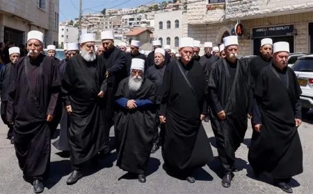 60 رجل دين درزي يتوجهون نحو إسرائيل