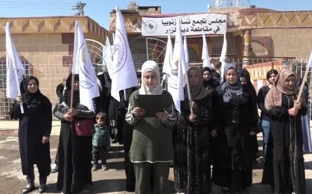 تجمّع نساء زنوبيا يرفض "الإعلان الدستوري"