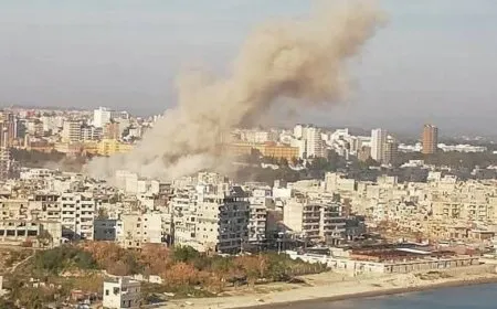 انفجار ضخم يهز مدينة اللاذقية