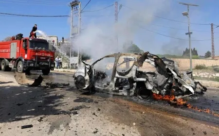 قتيل وجريح بضربة إسرائيلية على جنوب لبنان