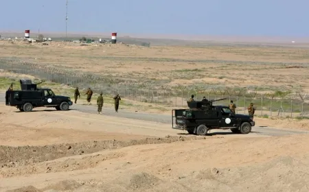 الحشد العراقي ينفذ انتشاراً على الحدود مع سوريا