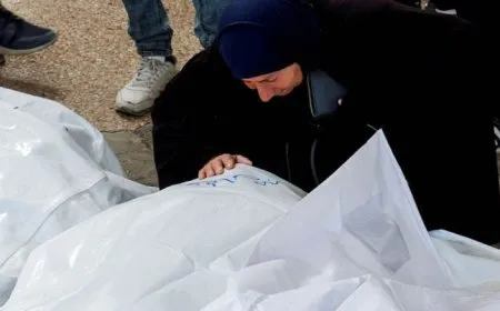 مقتل 5 أشخاص بينهم أطفال في قصف إسرائيلي على غزة