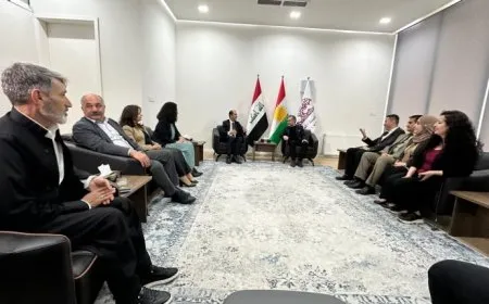 وفد المساواة وديمقراطية الشعوب والأقاليم الديمقراطية يستمر بزياراته في جنوب كردستان