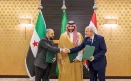 توقيع اتفاقية ترسيم الحدود بين سوريا ولبنان