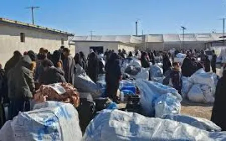 دفعة جديدة من العراقيين تغادر مخيم الهول
