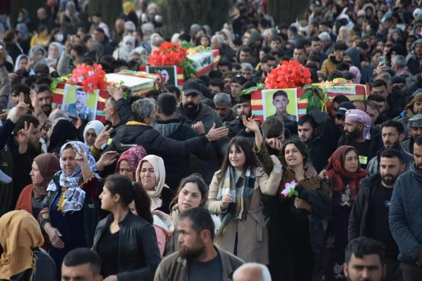 تشييع جثامين 3 مقاتلين في كوباني