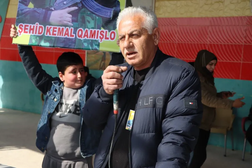 تشييع جثماني مقاتلي قسد رشو قامشلو وكمال قامشلو