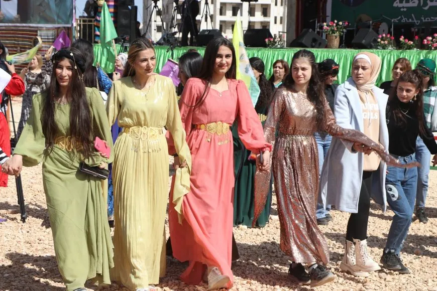 نساء حلب يُحيينَ مقاومة النساء على سد تشرين وقرقوزاق