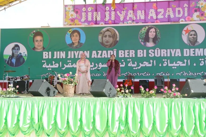 نساء حلب يُحيينَ مقاومة النساء على سد تشرين وقرقوزاق