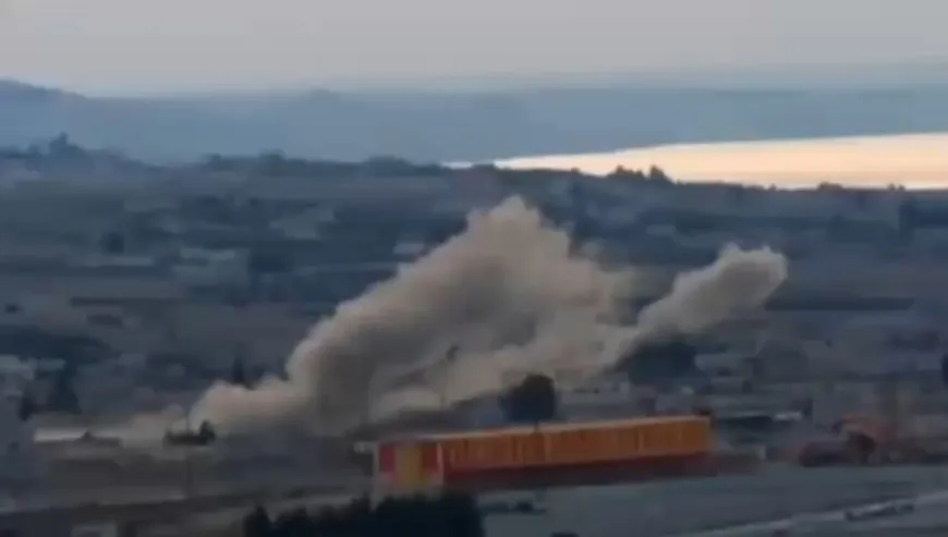 Turkish occupation bombs the vicinity of Sarrin city