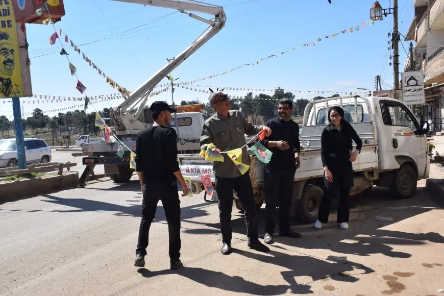 تزيين مدينة كركي لكي استقبالاً لـ 21 آذار