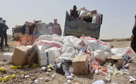 هيئة الصحة تتلف كمية أدوية منتهية الصلاحية