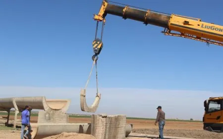 جهود حثيثة في مقاطعة الرقة لتأهيل مشاريع الري دعماً للزراعة