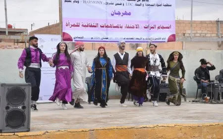 الشدادي تحتفي بالتراث والتنوع الثقافي في مهرجان فني نسائي