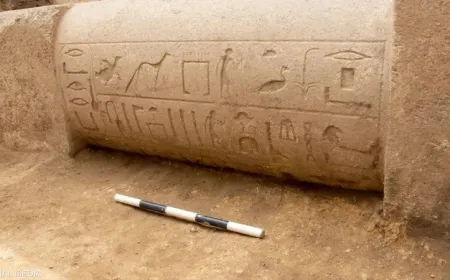 اكتشاف أثري نادر في سقارة بمصر