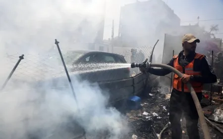 7 قتلى في غارات جويّة إسرائيلية على قطاع غزة فجراً