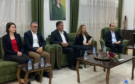 وفد شمال كردستان يزور دائرة العلاقات الخارجية