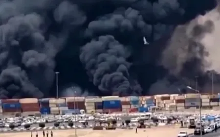 ارتفاع عدد ضحايا انفجار ميناء رجائي بجنوب إيران