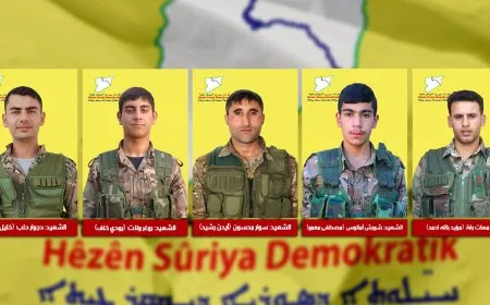 قوات سوريا الديمقراطية تعلن استشهاد 5 مقاتلين 