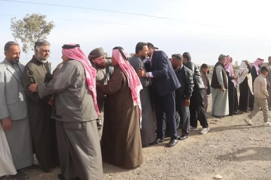 وفد قبيلة العفادلة من درعا والقنيطرة يزور مقاطعة الرقة
