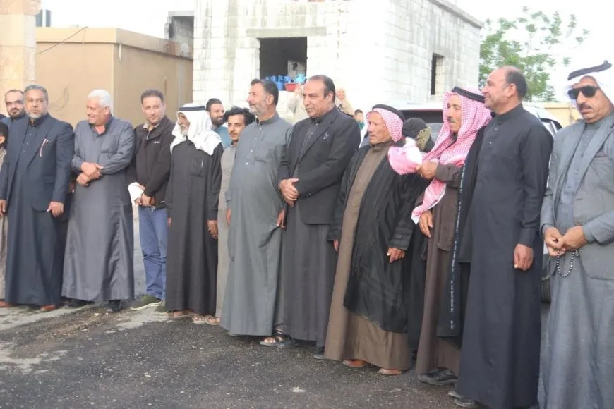 وفد قبيلة العفادلة من درعا والقنيطرة يزور مقاطعة الرقة