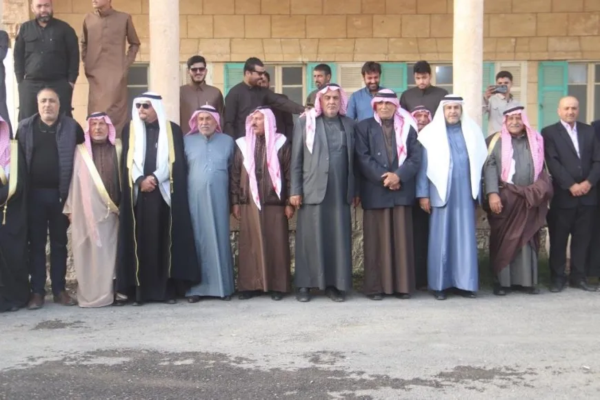 وفد قبيلة العفادلة من درعا والقنيطرة يزور مقاطعة الرقة