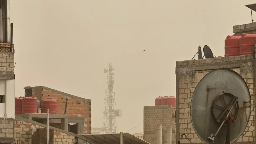 عاصفة غبارية تضرب الحسكة وتل براك