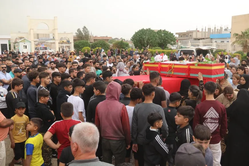 عامودا تودّع أحد أبطالها من قوات الكوماندوس