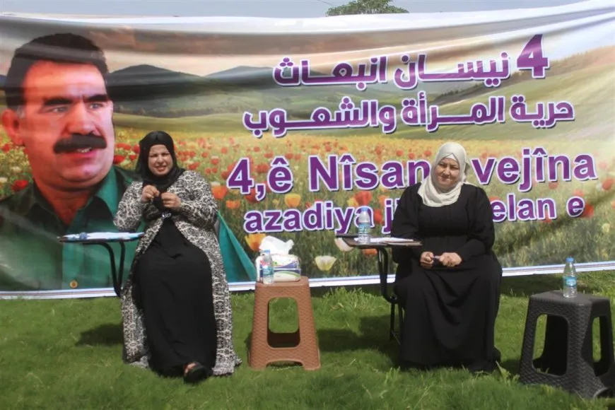 ندوة حوارية بمناسبة ميلاد القائد عبد الله أوجلان في تل حميس