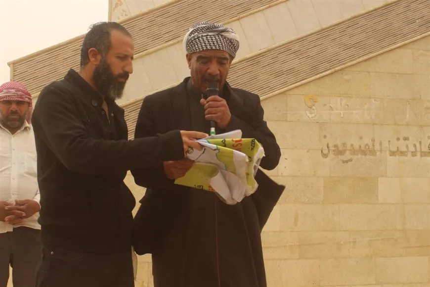 تشييع جثمان مقاتل في قوات سوريا الديمقراطية ومراسم غيابية لآخر في تل حميس