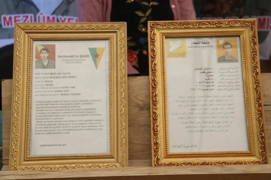 أهالي قامشلو يجددون العهد على مواصلة درب الشهداء