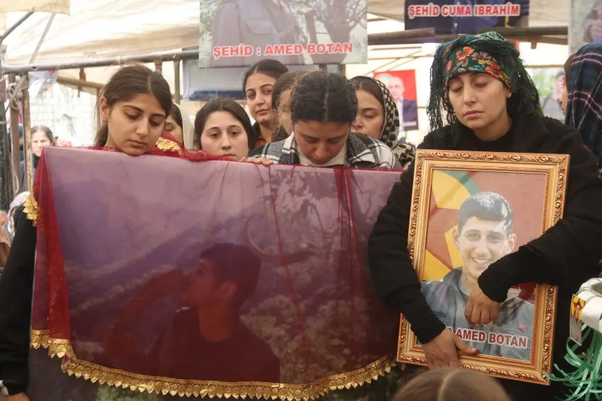 مراسم غيابية لمقاتل قوات الدفاع الشعبي آمد بوطان