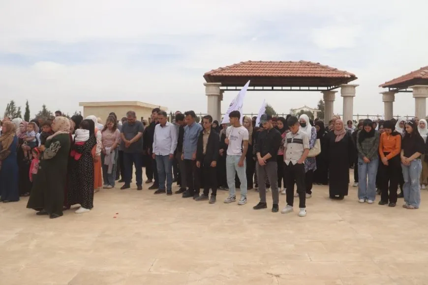 تشييع جثمانَي شهيدة وشهيد ومراسم غيابية لشهيد آخر في الرقة
