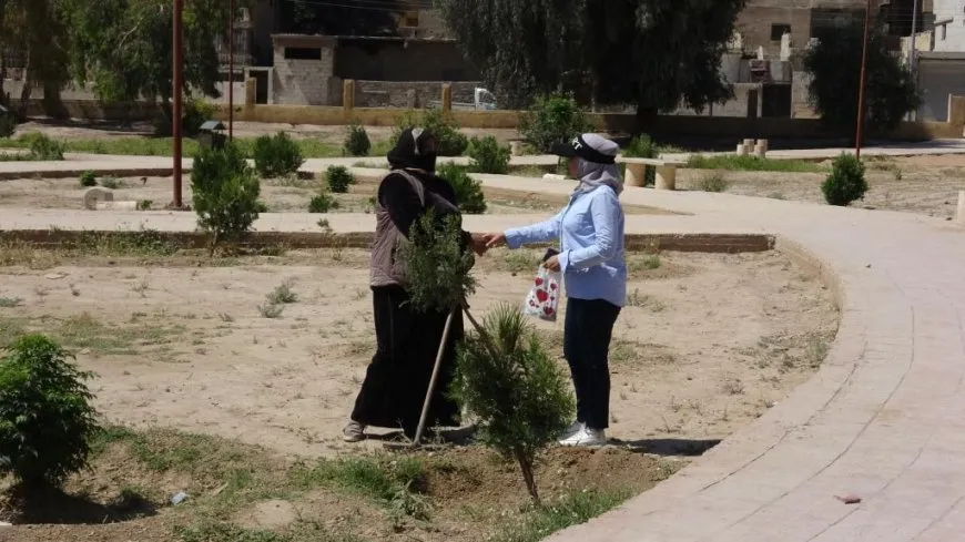 تكريم عاملات بمناسبة عيد العمال العالمي في مقاطعة الرقة
