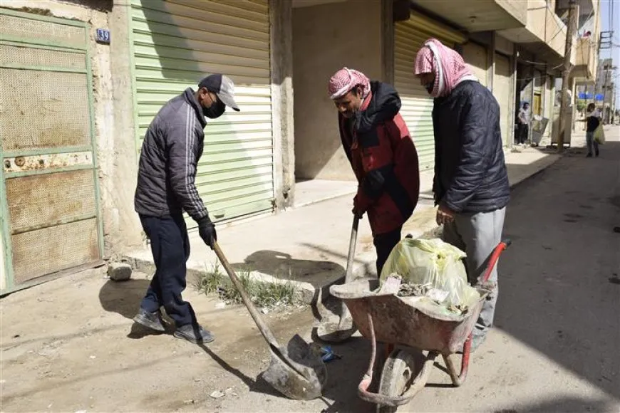 حملة نظافة شاملة بمشاركة مجتمعية واسعة في تل تمر