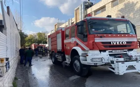 وفاة 4 أطفال جرّاء حريق في الأردن