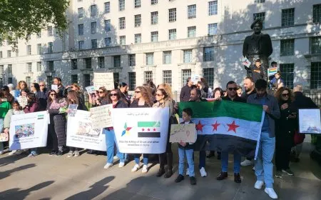 فعالية في بريطانيا دعماً للسويداء ورفضاً للانتهاكات بحق "الدروز"