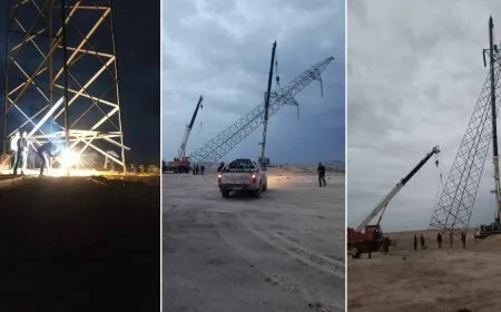 عودة شبكة التيار الكهربائي  بين سد الطبقة ومقاطعة الجزيرة للخدمة