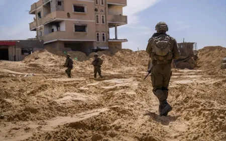 مقتل وإصابة 8 جنود إسرائيليين في قطاع غزة 