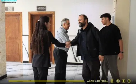الإدارة الذاتية تستقبل المخرج السوري محمد عبد العزيز ونجله الفنان الشاب تيم